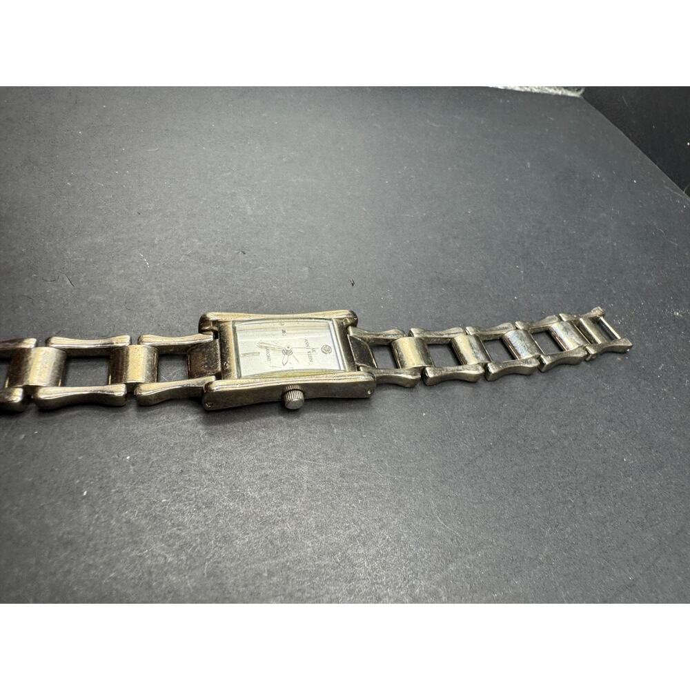 Anne Klein Women's Diamond Rectangular Silver Ton… - image 5